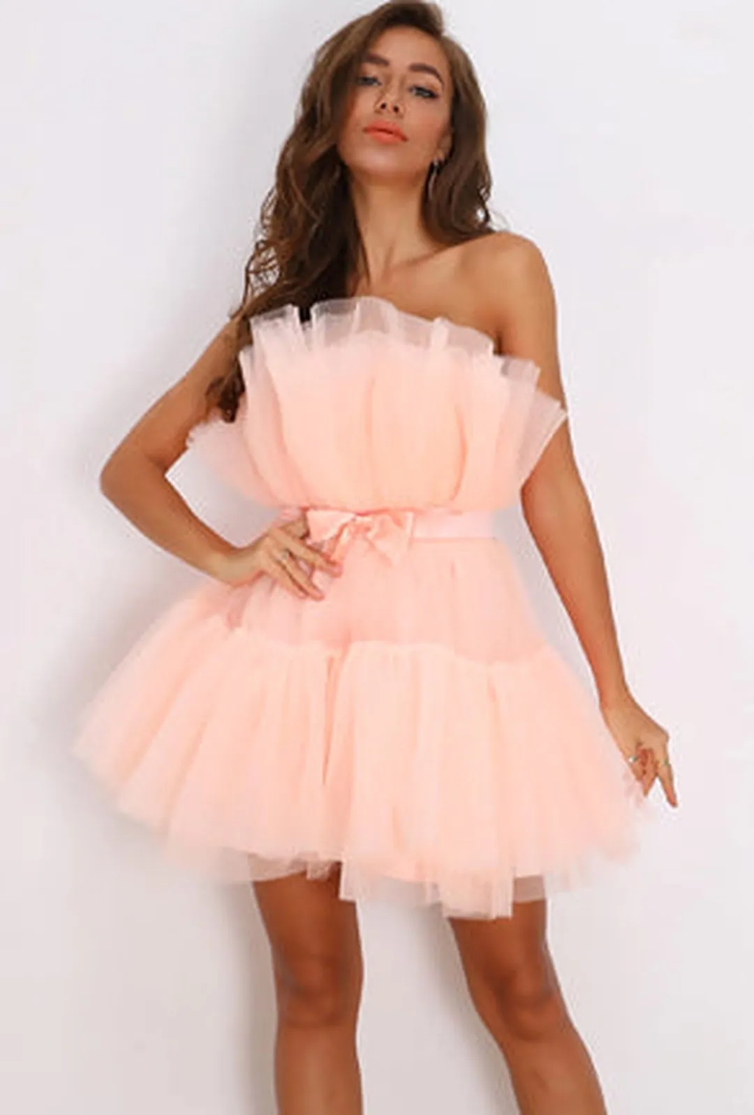 AaNISAH - TULLE MINI DRESS