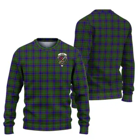 Adam Tartan Ugly Sweater with Family Crest