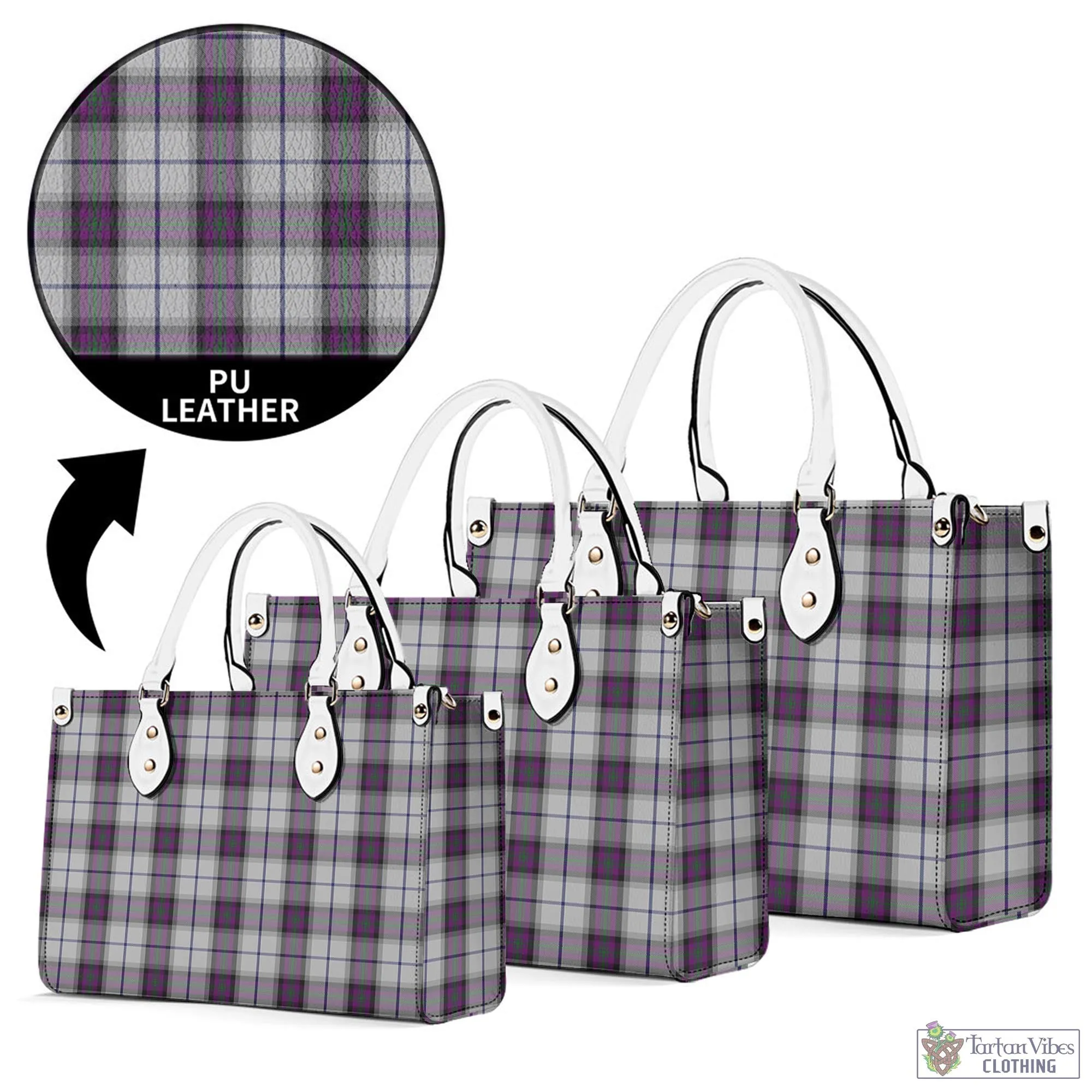 Alexander of Menstry Dress Tartan Luxury Leather Handbags