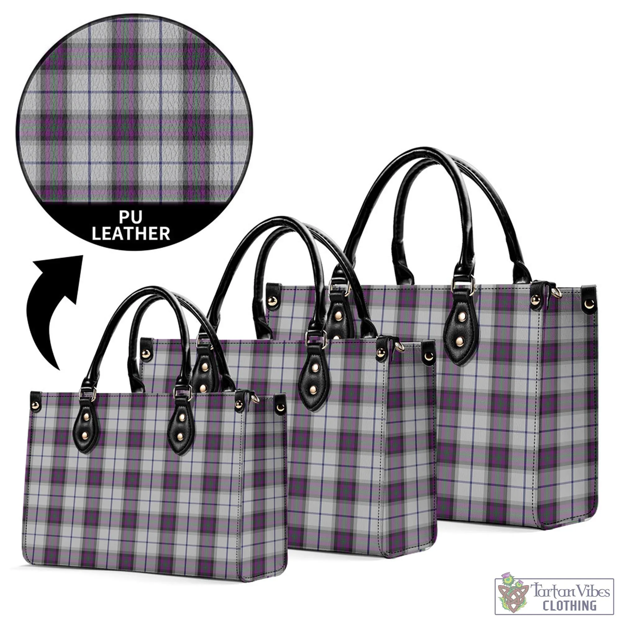 Alexander of Menstry Dress Tartan Luxury Leather Handbags