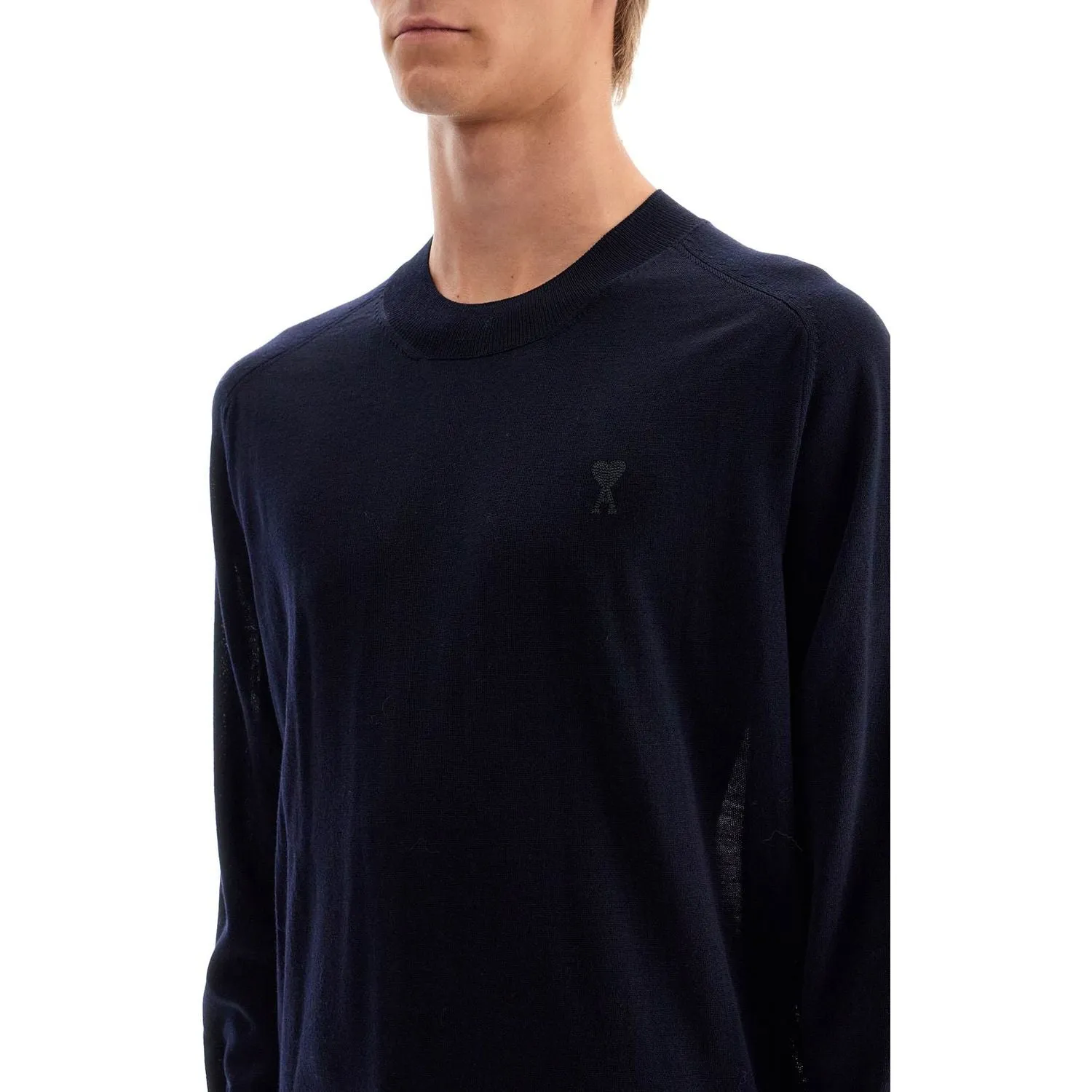 Ami Alexandre Matiussi lightweight wool raglan pullover