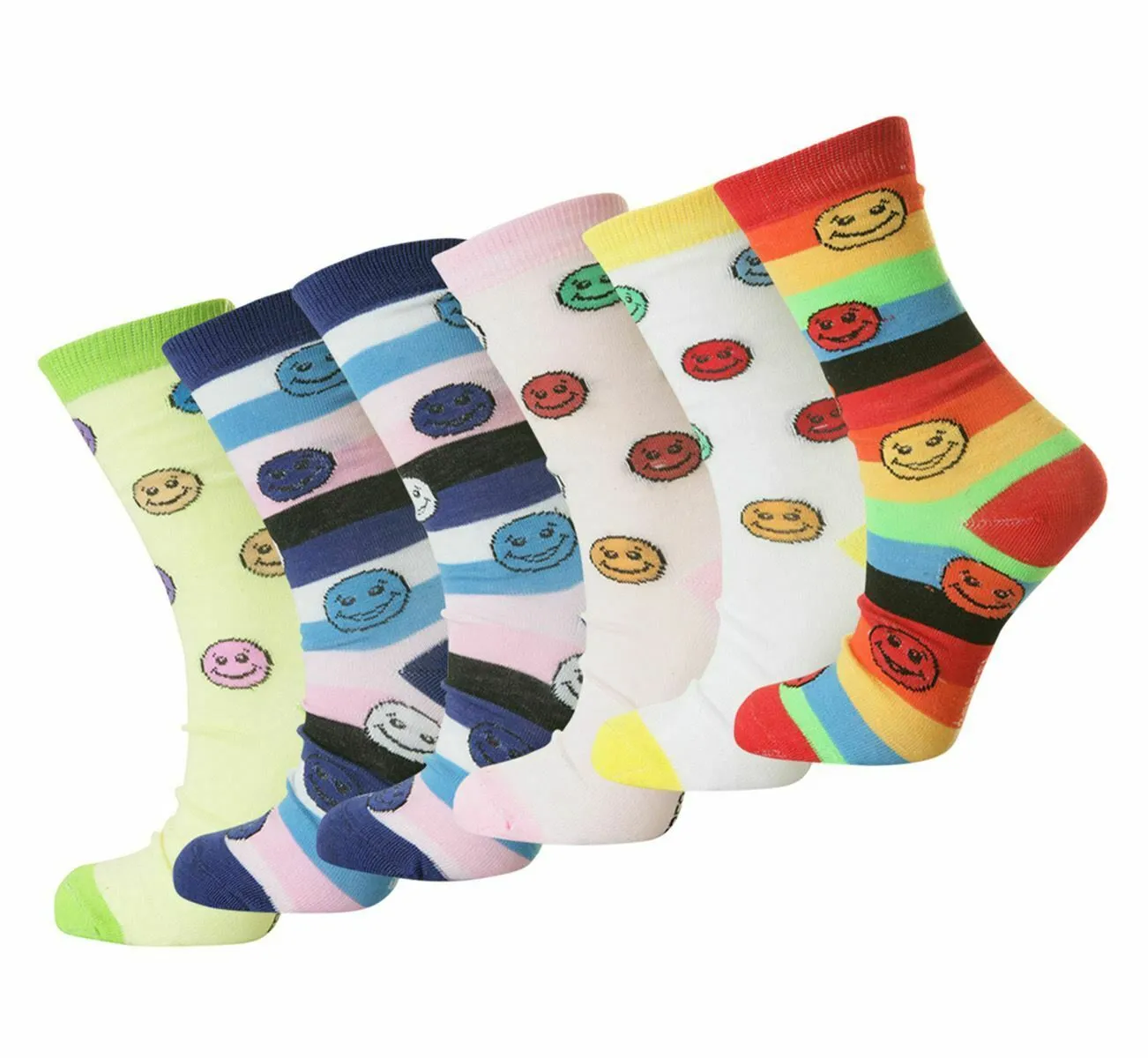 AMOS Ladies Womens 4-7 Socks 3 Pairs Assorted Colours Designs Smart Work Casual