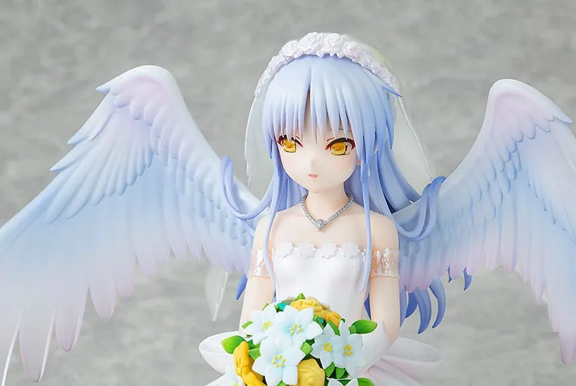 angel beats! pvc statue 1/7 kanade tachibana: wedding ver. 22 cm  statues  anime  statue