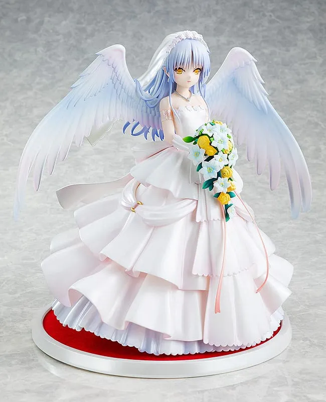 angel beats! pvc statue 1/7 kanade tachibana: wedding ver. 22 cm  statues  anime  statue