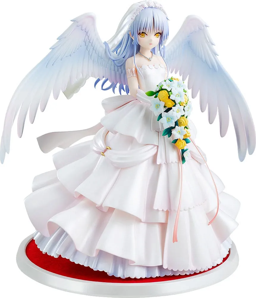 angel beats! pvc statue 1/7 kanade tachibana: wedding ver. 22 cm  statues  anime  statue