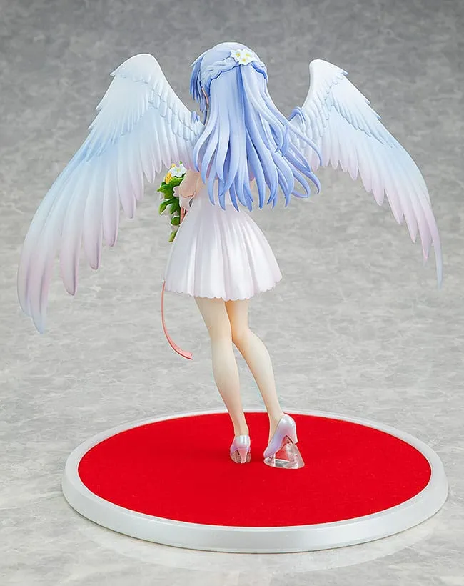 angel beats! pvc statue 1/7 kanade tachibana: wedding ver. 22 cm  statues  anime  statue