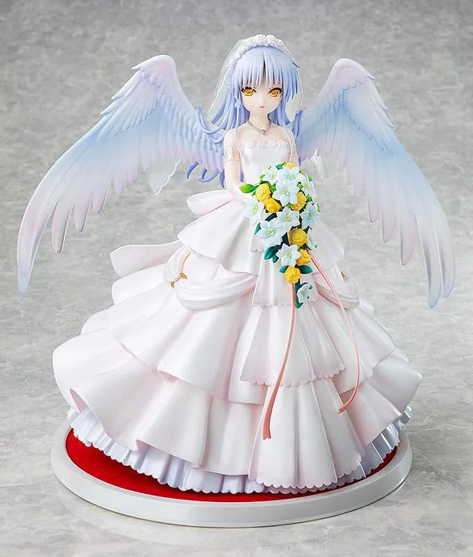 angel beats! pvc statue 1/7 kanade tachibana: wedding ver. 22 cm  statues  anime  statue