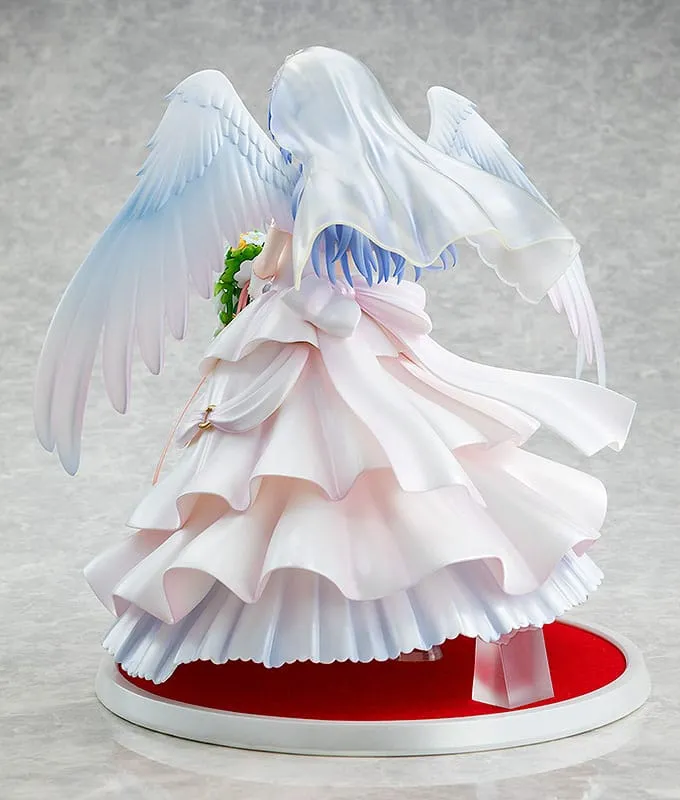 angel beats! pvc statue 1/7 kanade tachibana: wedding ver. 22 cm  statues  anime  statue