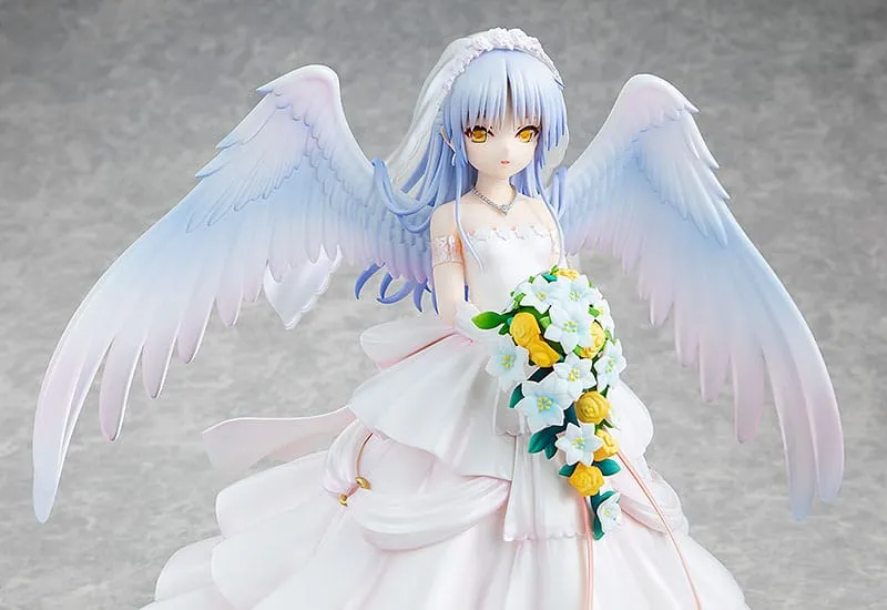 angel beats! pvc statue 1/7 kanade tachibana: wedding ver. 22 cm  statues  anime  statue