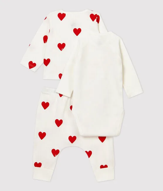 Baby 3-Piece Set - Red Heart