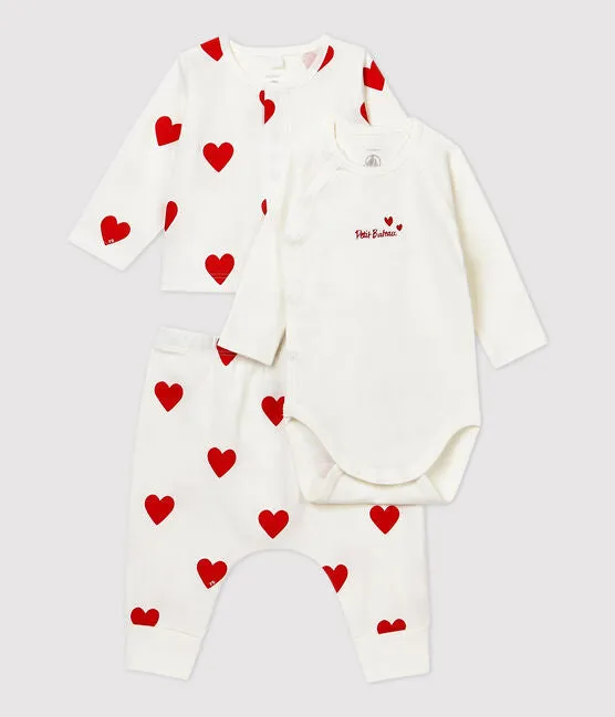 Baby 3-Piece Set - Red Heart