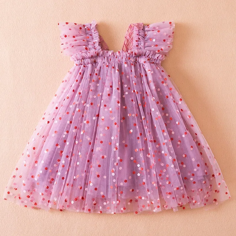 Baby Girl Princess Dress with Butterfly Wings - Girls 1 year to 5 years