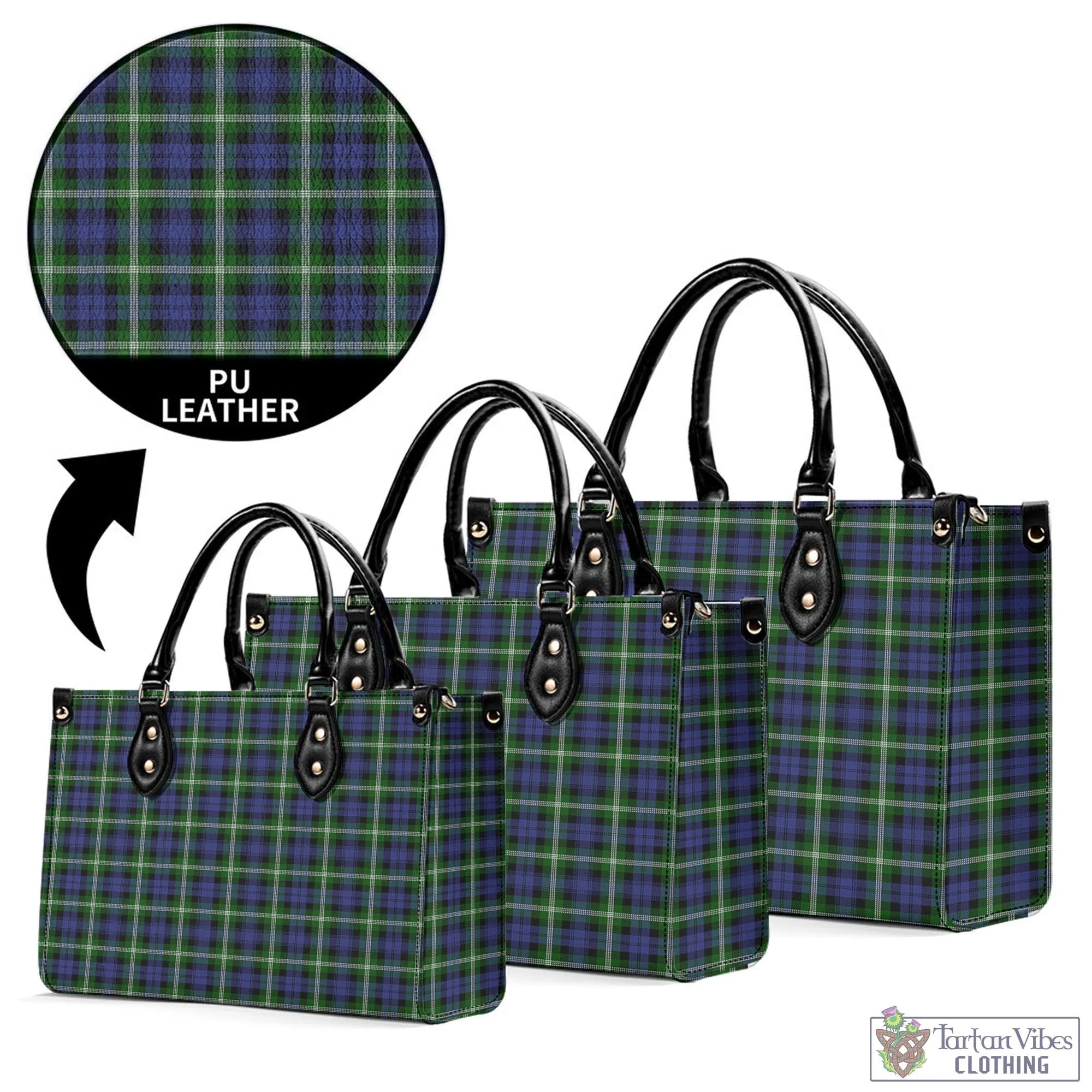 Baillie (Bailey) Tartan Luxury Leather Handbags