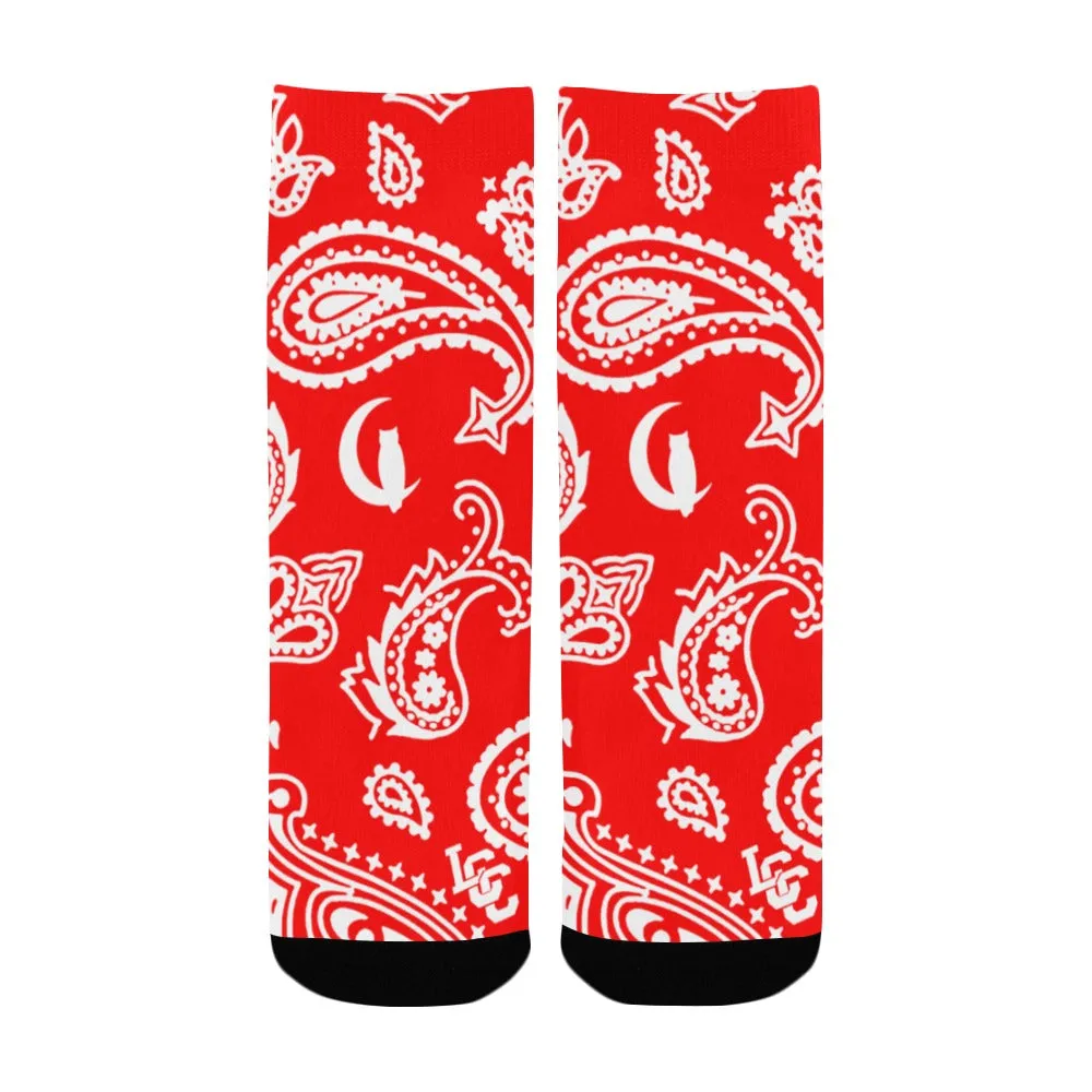 BANDANA PAISLEY Kids' Custom Socks