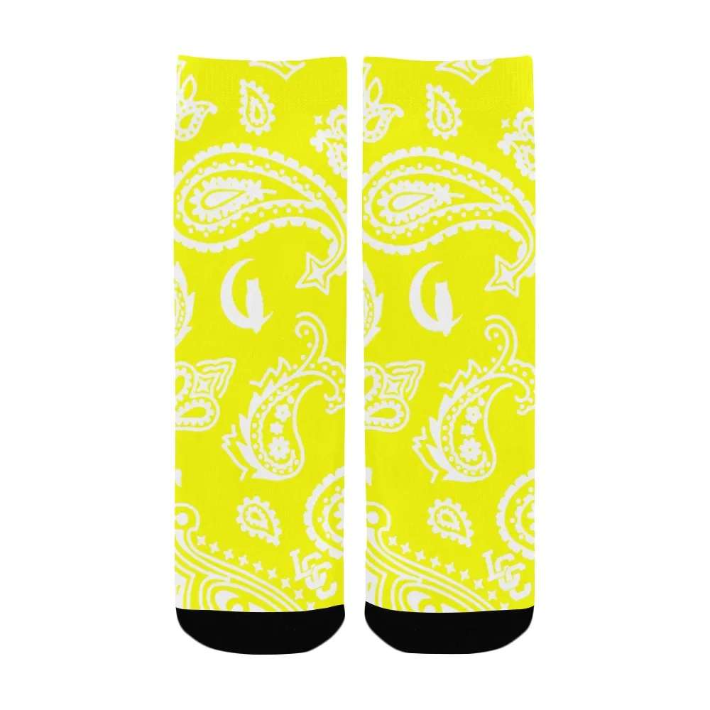 BANDANA PAISLEY Kids' Custom Socks