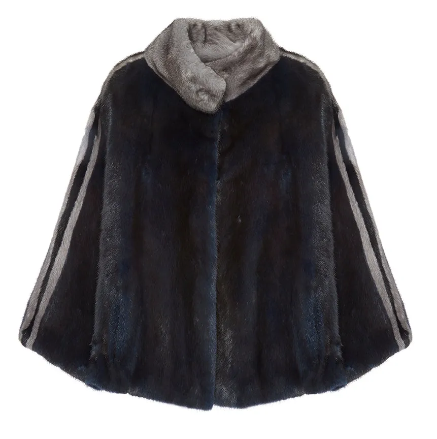 Bethany Mink Fur Batwing Jacket