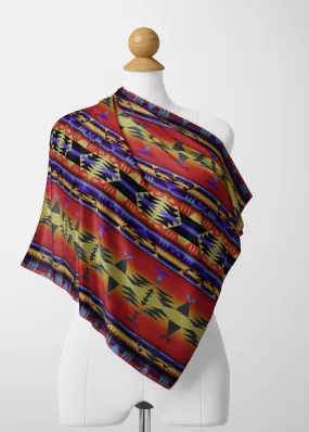 Between the San Juan Mountains Satin Shawl