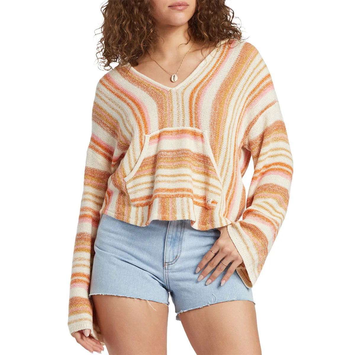 Billabong Women's Baja Beach Hooded Pullover Sweater