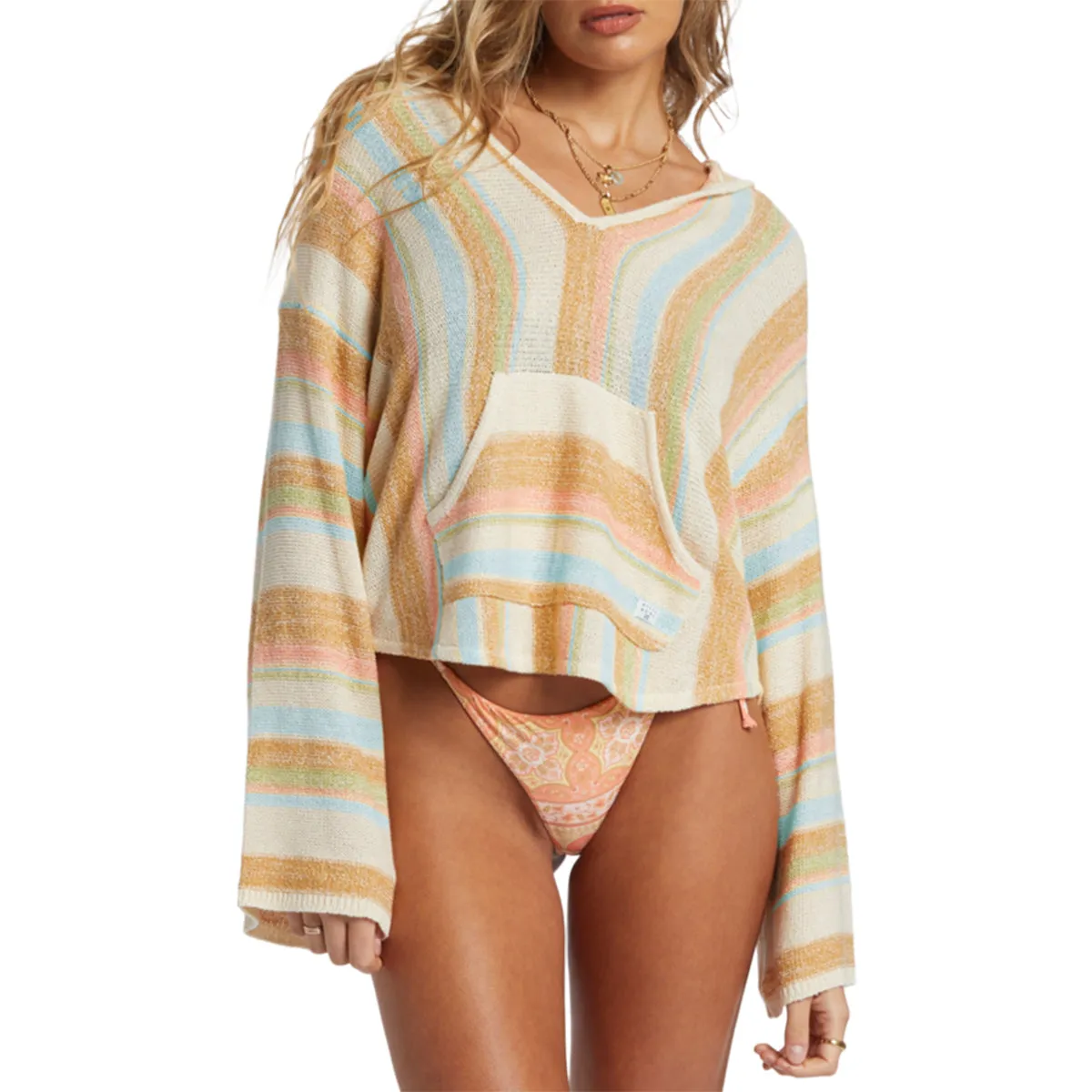 Billabong Women's Baja Beach Hooded Pullover Sweater