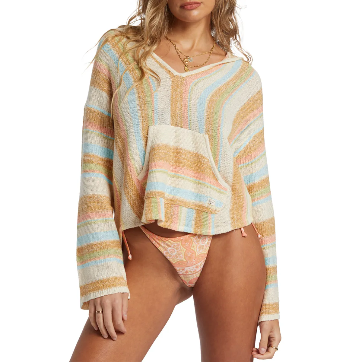 Billabong Women's Baja Beach Hooded Pullover Sweater