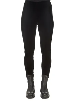 Black Velvet Leggings