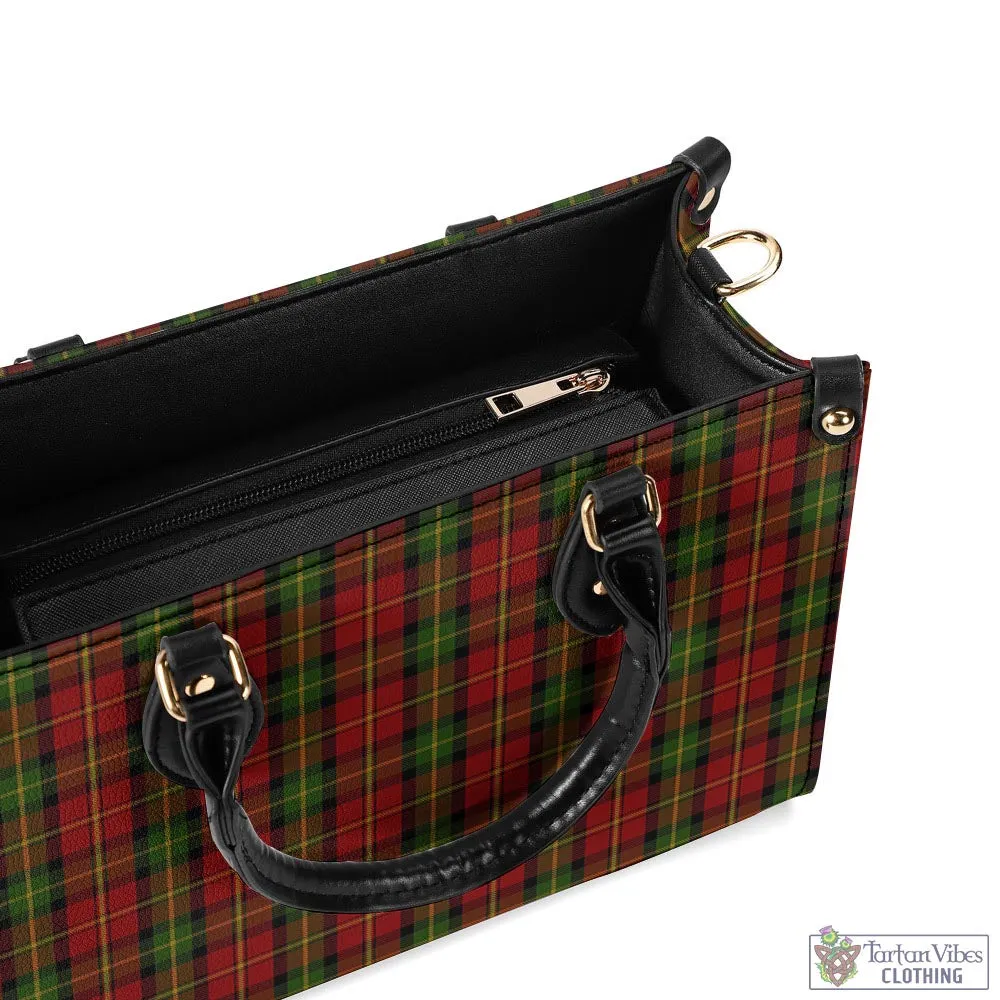 Blackstock Red Dress Tartan Luxury Leather Handbags