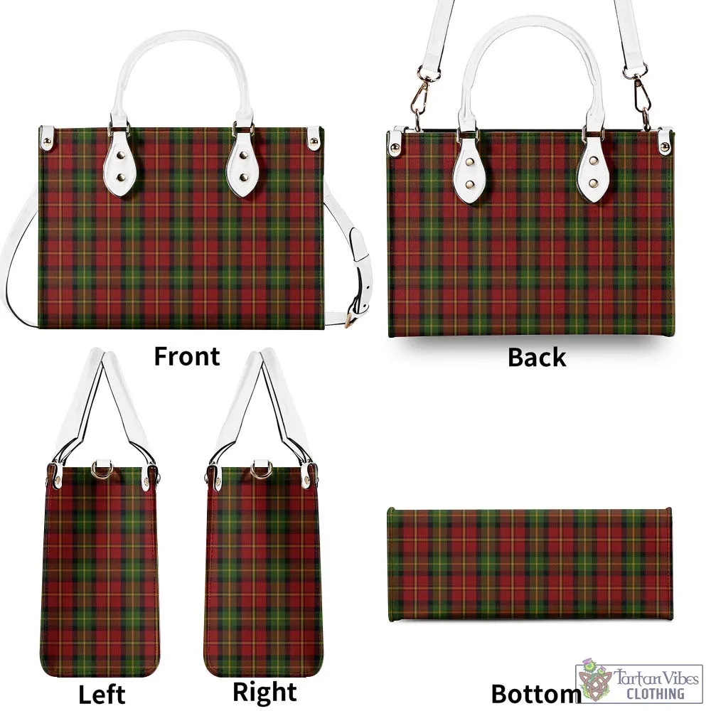 Blackstock Red Dress Tartan Luxury Leather Handbags