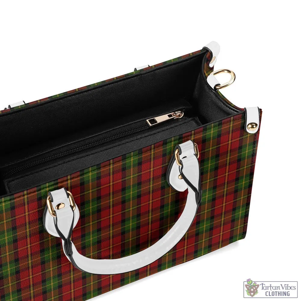 Blackstock Red Dress Tartan Luxury Leather Handbags