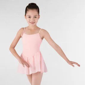 Bloch CL3977 Pink Blossom Camisole Leotard With Skirt