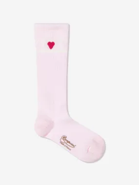 Bonpoint Girls Filo Socks in Pink