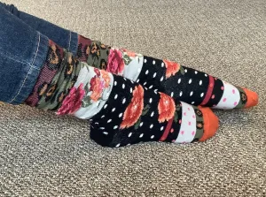 Bouquet Floral Socks