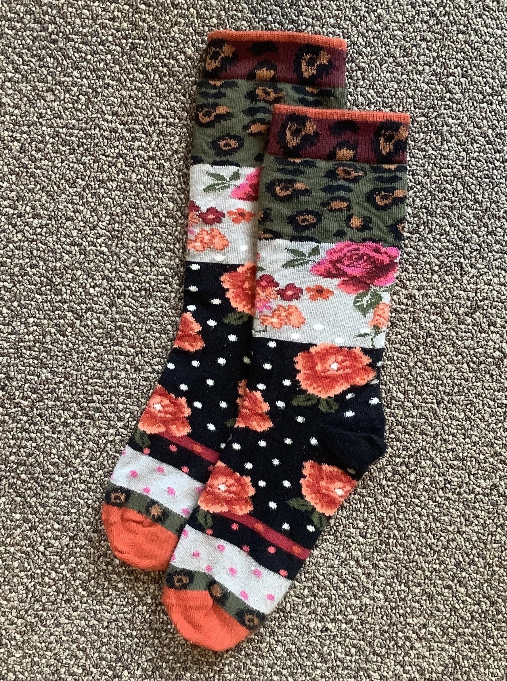 Bouquet Floral Socks