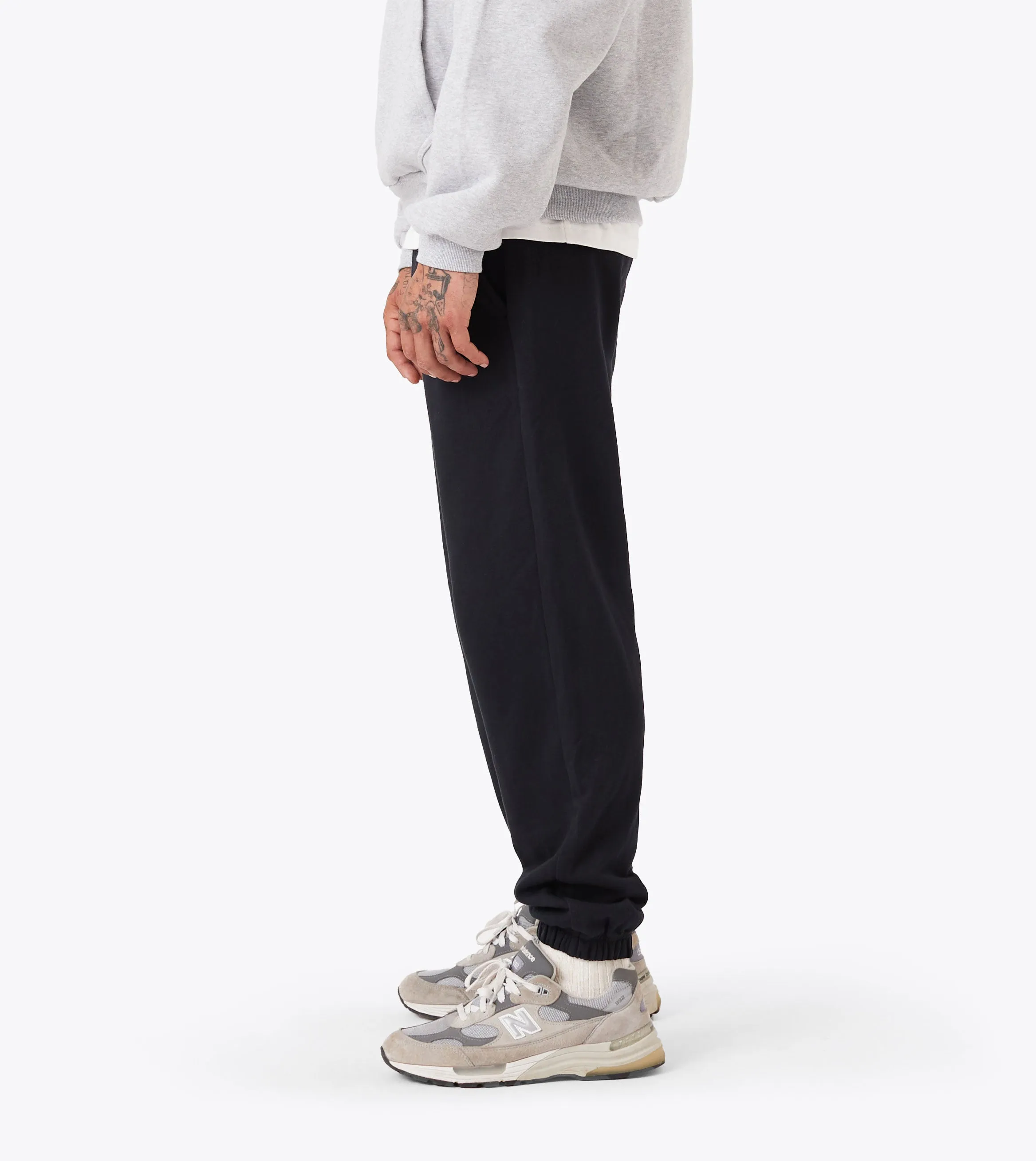 Box Fleece Jogger Black