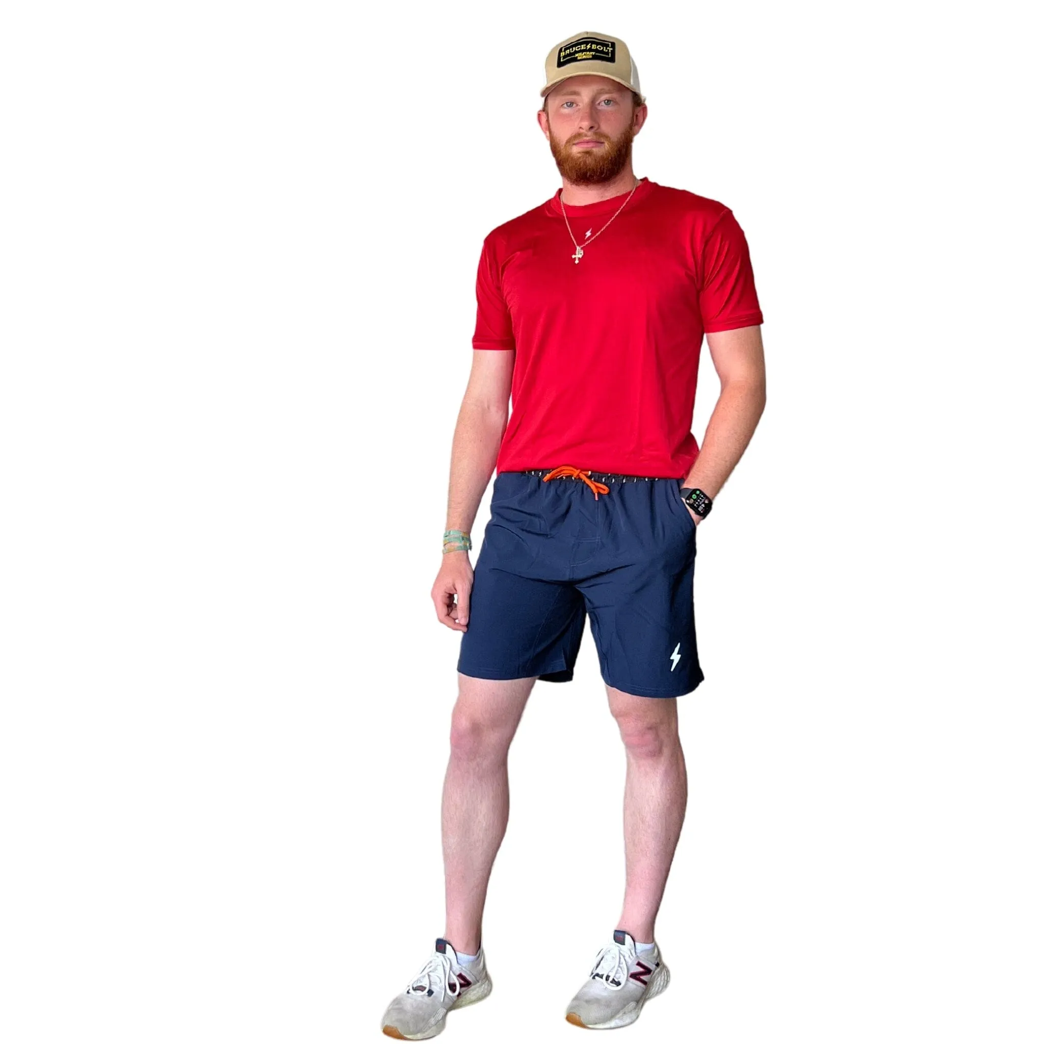 BRUCE BOLT 7" SHORT - NAVY