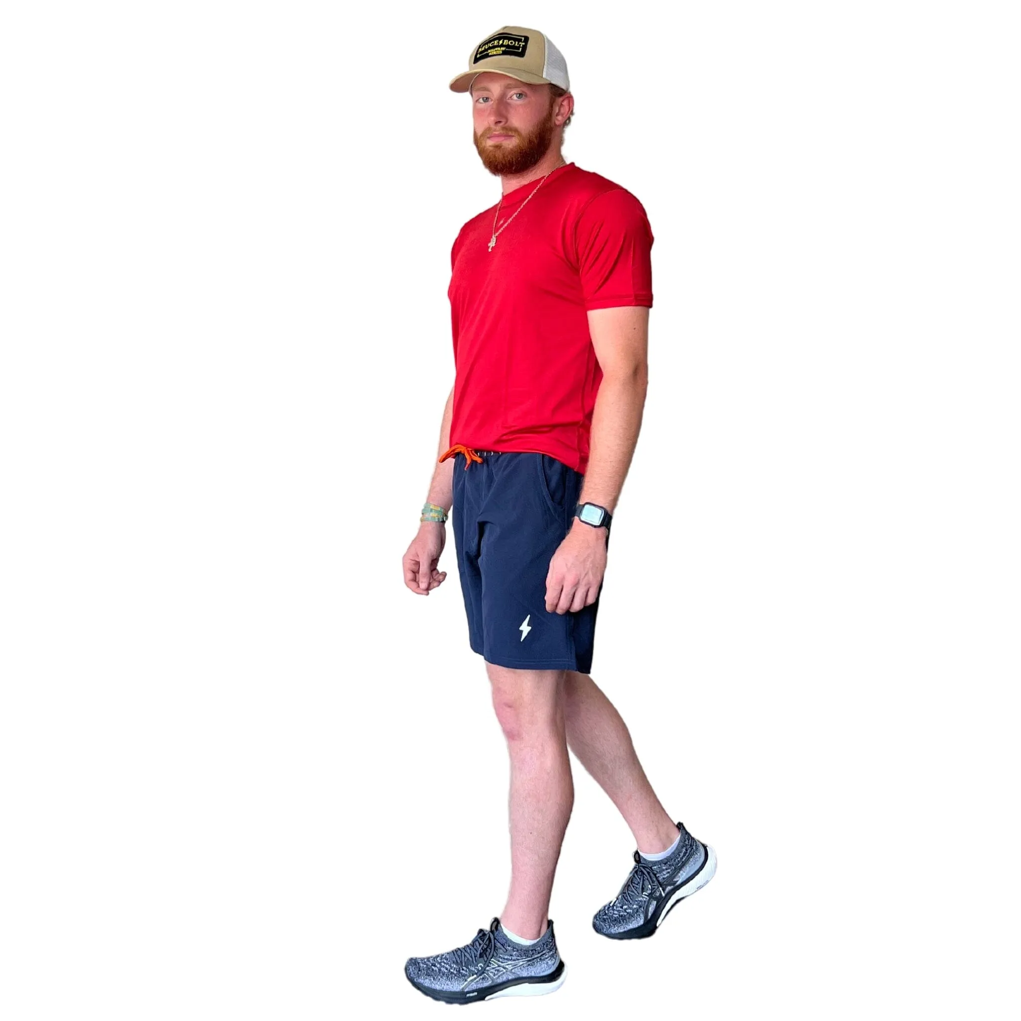 BRUCE BOLT 7" SHORT - NAVY