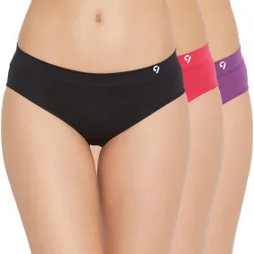 C9 AIRWEAR Mid Rise Panty for Women - Pack of 3