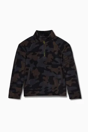 Camo Polar Fleece Half Zip