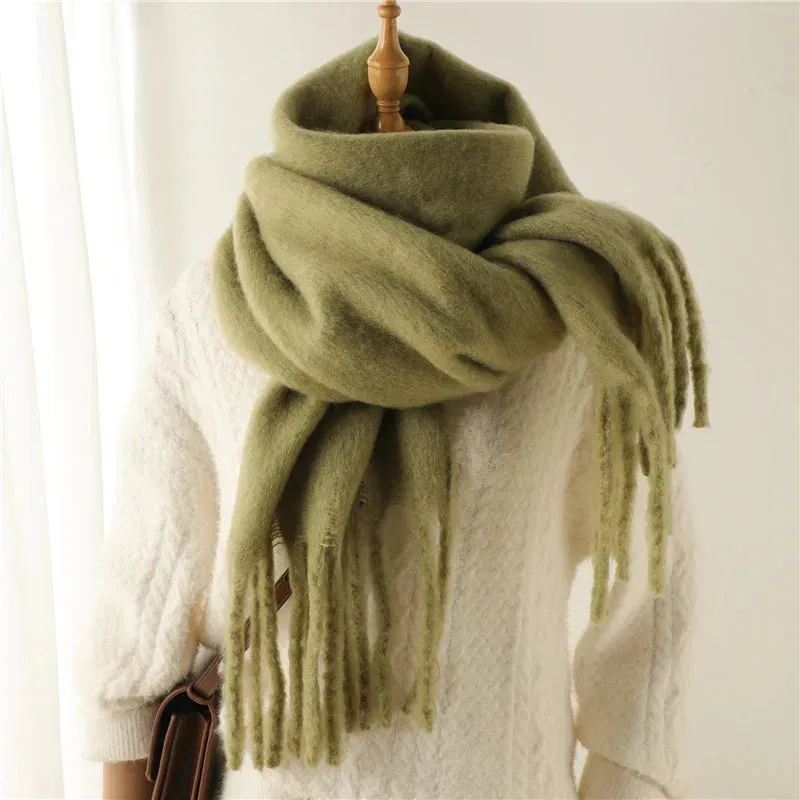 Cashmere Winter Pashmina Blanket Wrap - Thick and Soft Scarf