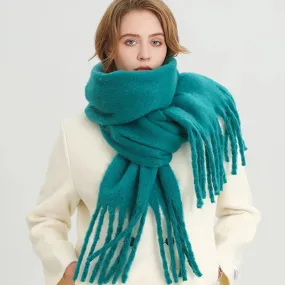 Cashmere Winter Pashmina Blanket Wrap - Thick and Soft Scarf