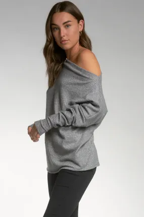 Charcoal Off Shoulder Melinda Top