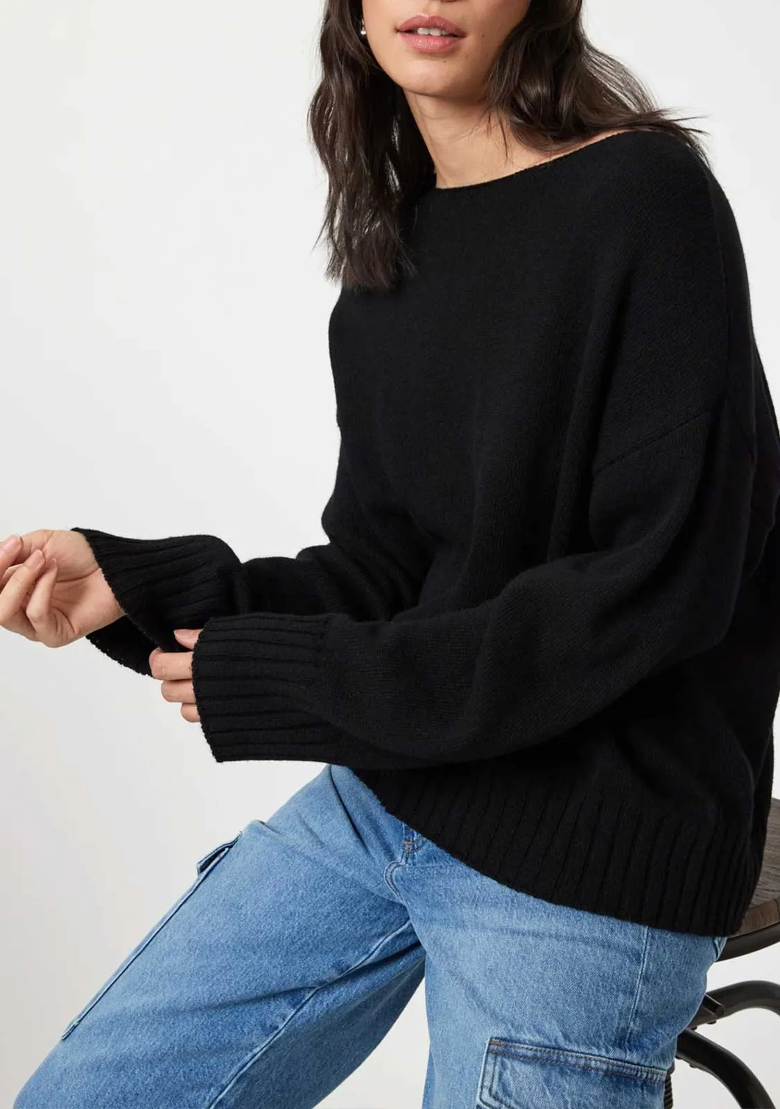 Crew Neck Sweater Black