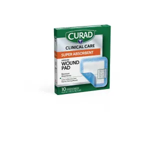 CURAD Clinical Advances Super Absorbent Polymer Wound Dressings