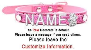 Custom Rhinestone Letter Name Collar