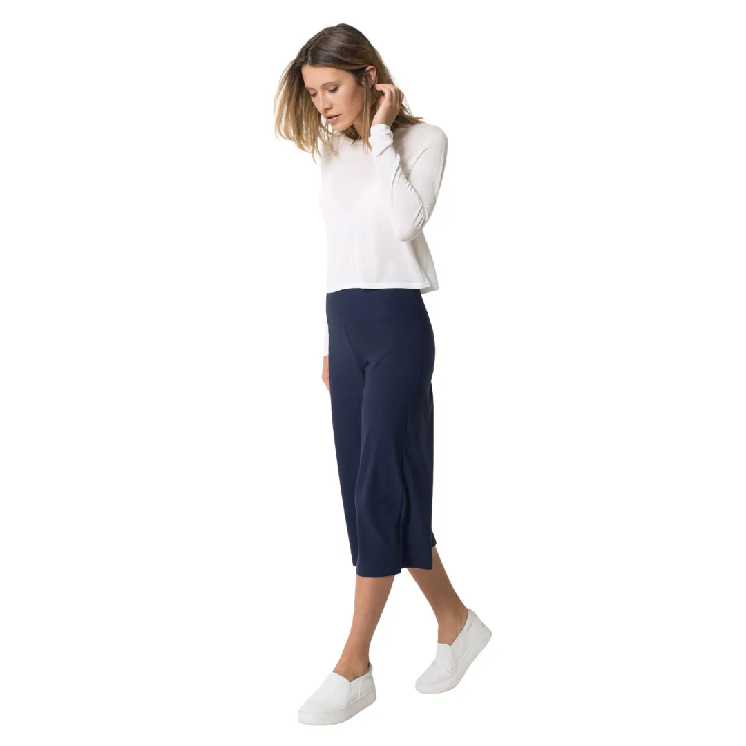 Day to Night Wide Waistband Culottes - Rebel