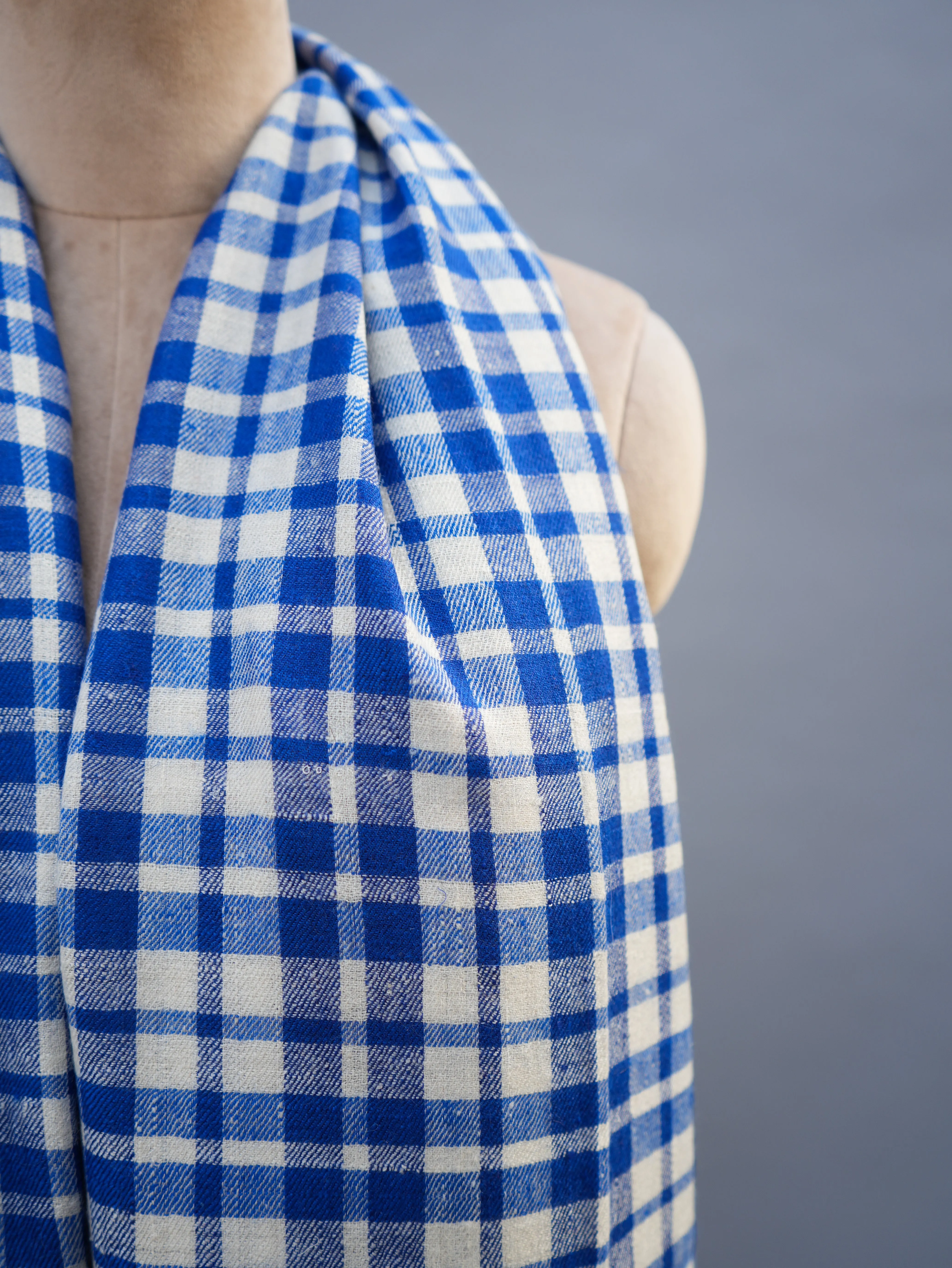 Decent Blue Handwoven Pashmina Shawl