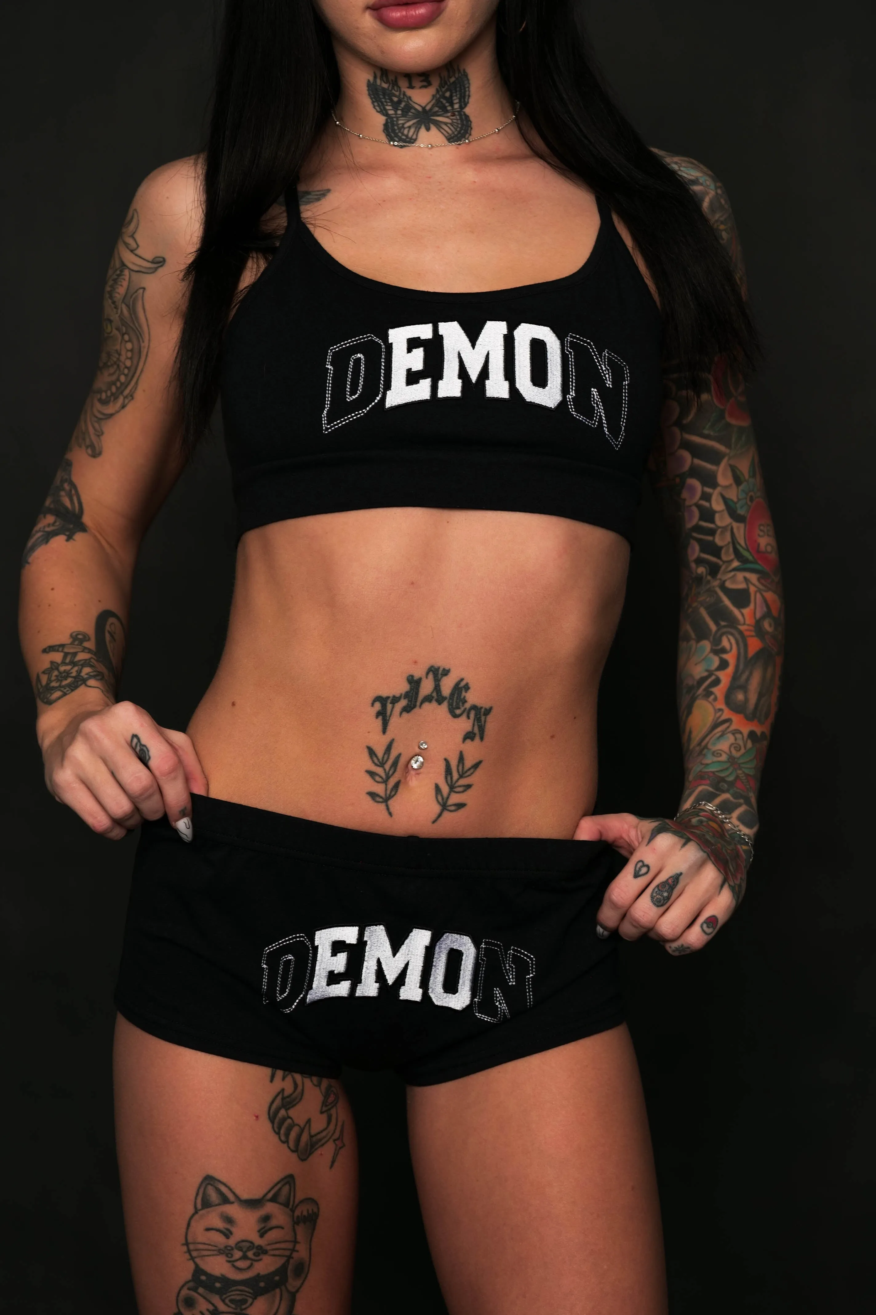 Demon Boyshort Black