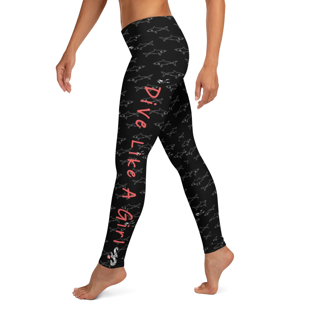 Dive Like a Girl Leggings (Warehouse)