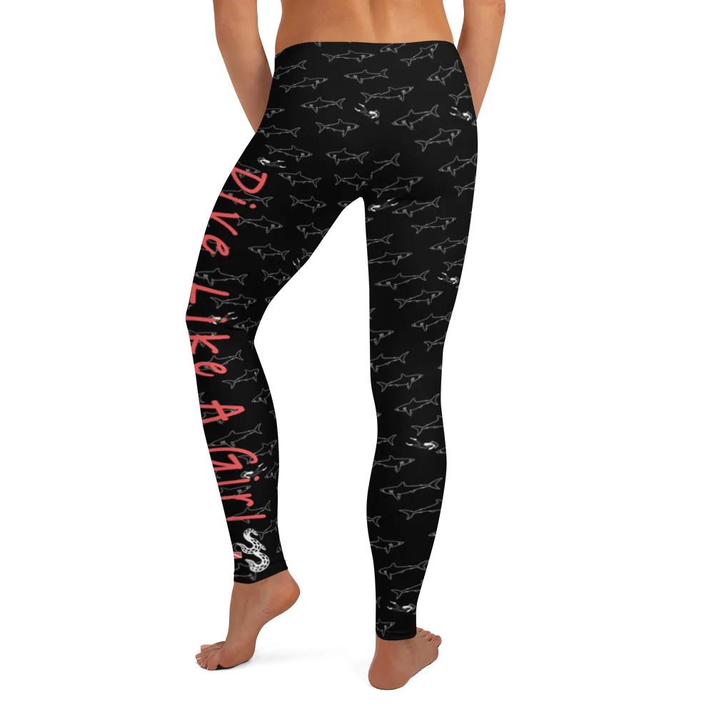 Dive Like a Girl Leggings (Warehouse)