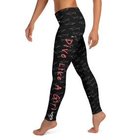 Dive Like a Girl Leggings (Warehouse)