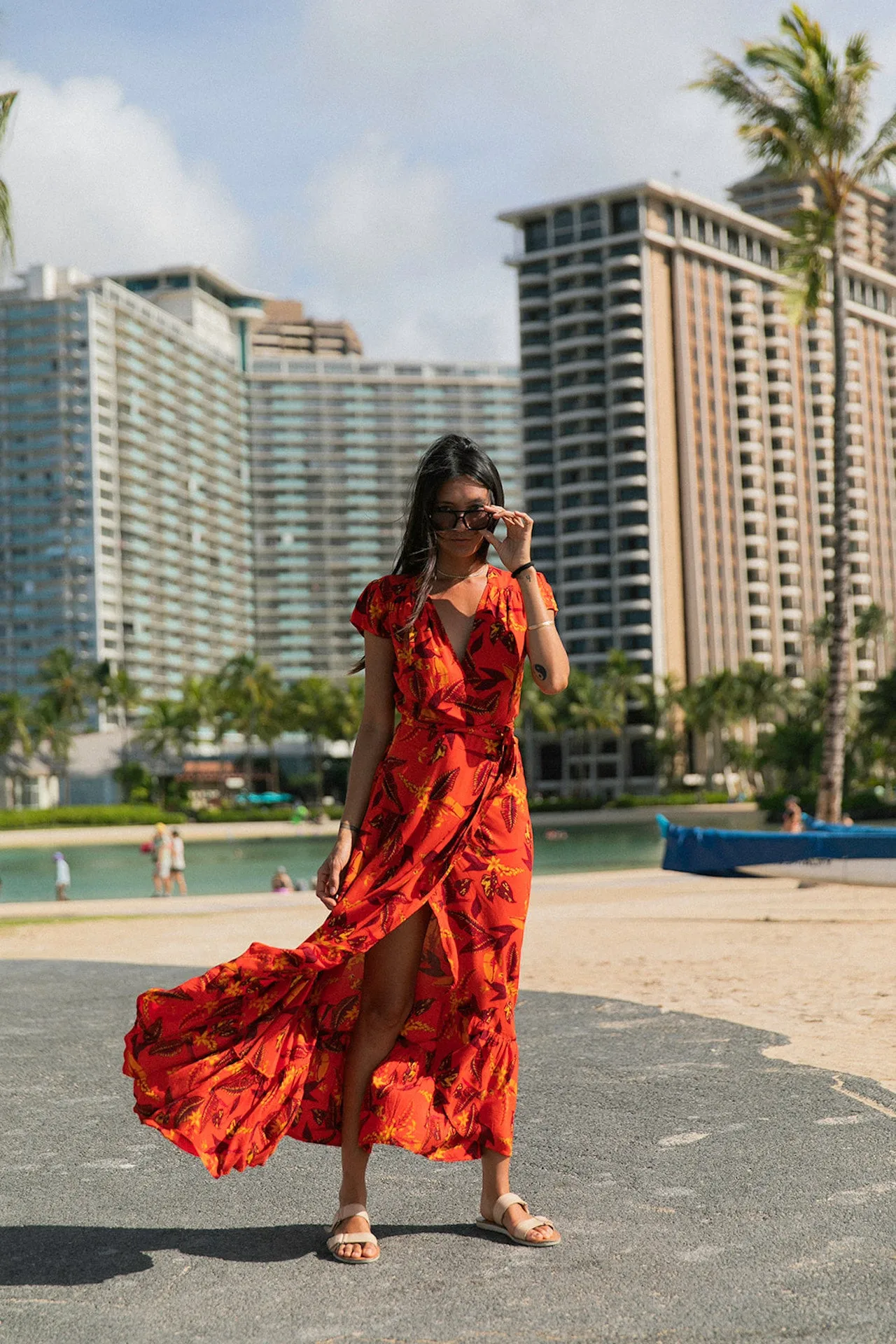 Dubai Wrap Dress